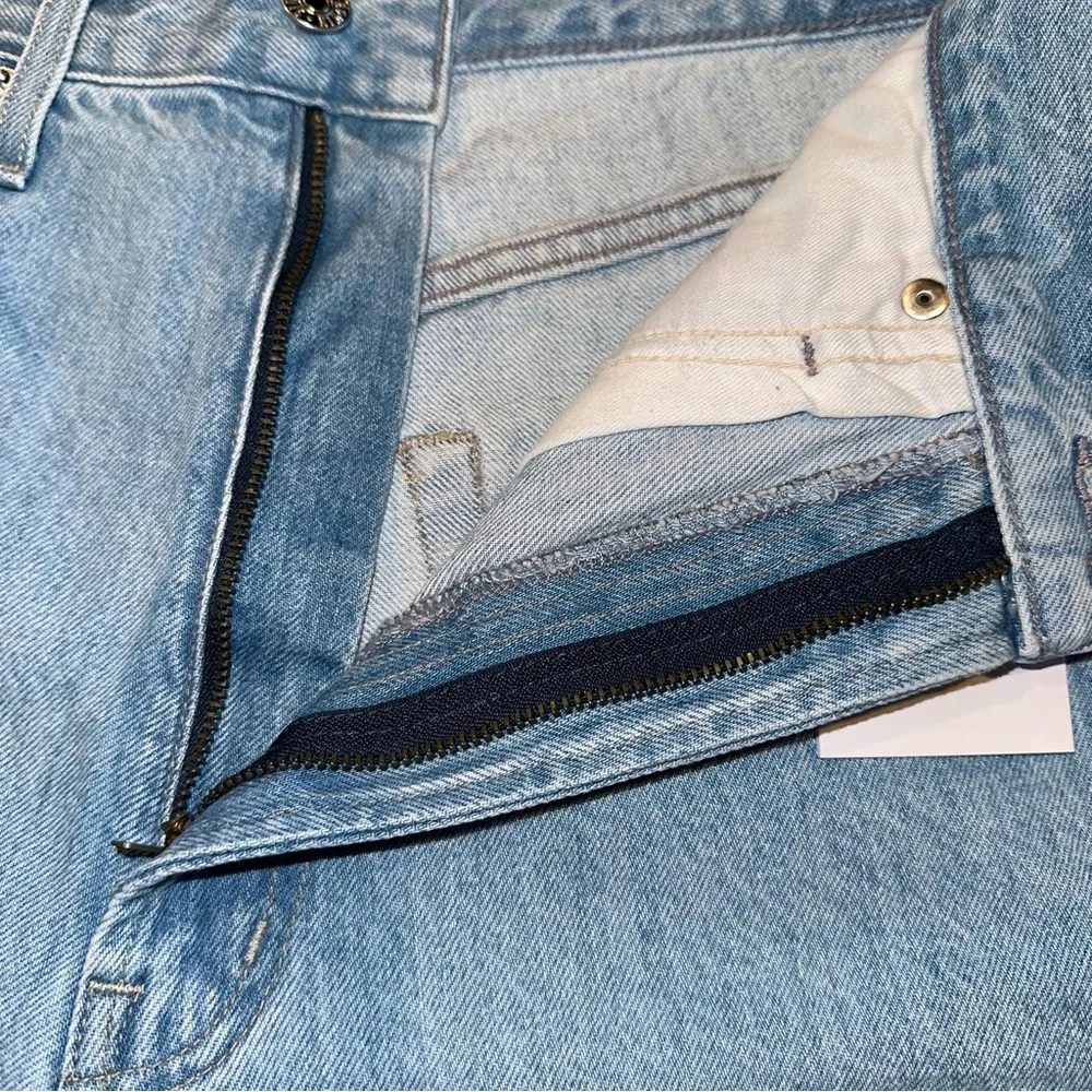 Edwin Dani Jeans‎ in Escape Blue  Cropped Wide Leg Size 28X25
